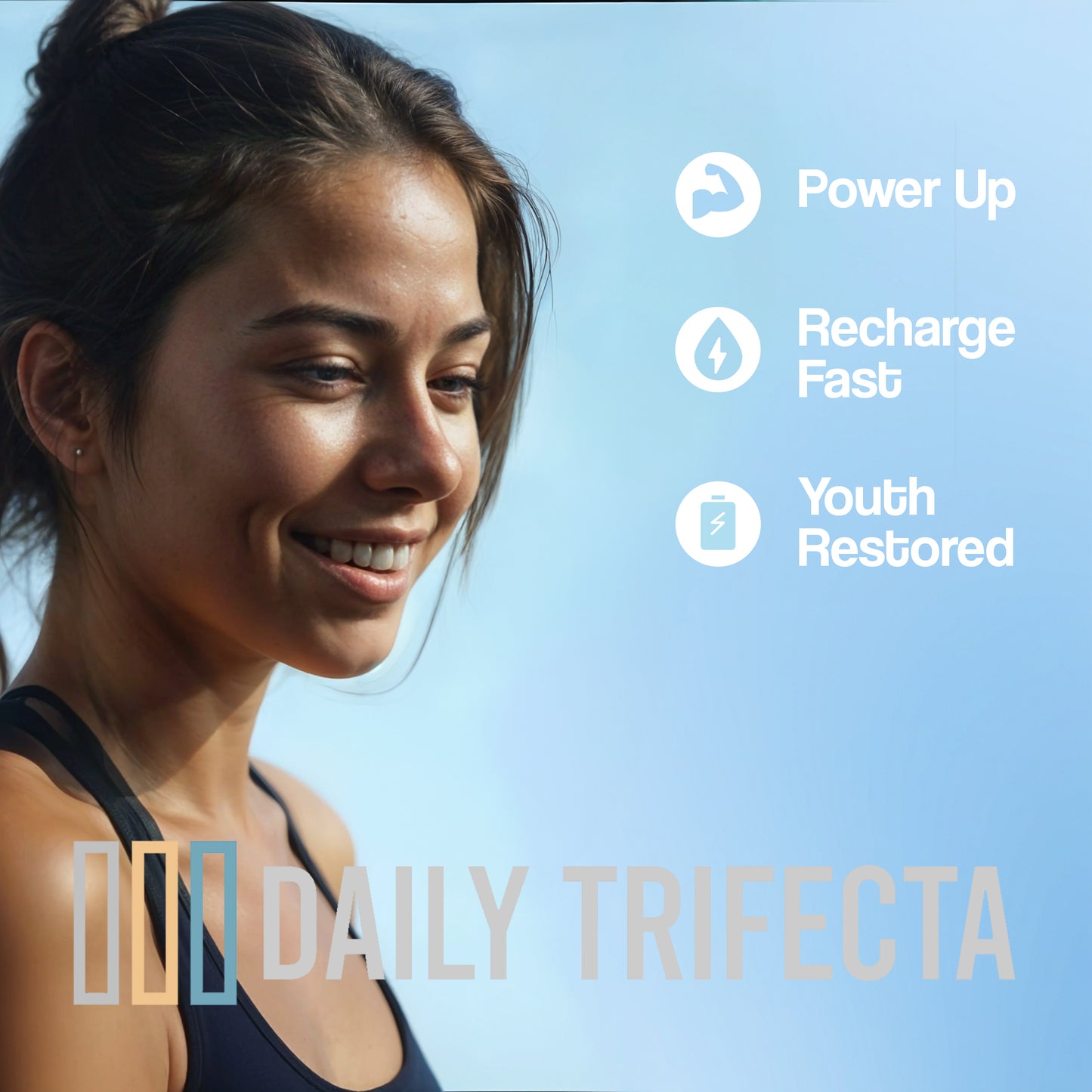 Daily Trifecta - Collagen, Creatine & Electrolyte 3 in 1 Stick Packs (Box of 30)